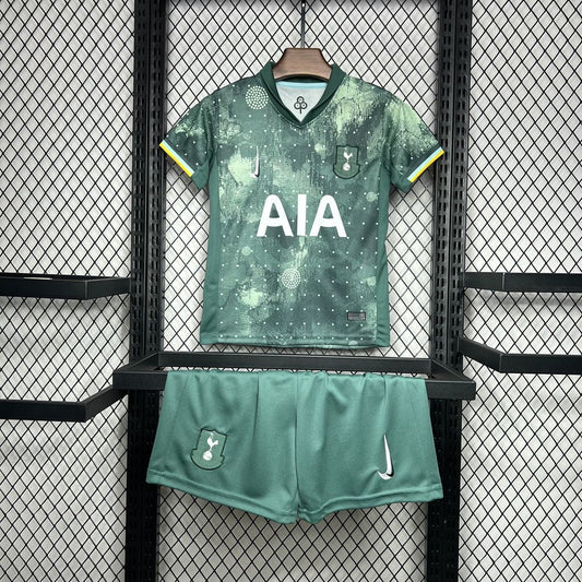 Kit Infantil Tottenham Third 24/25 - Verde