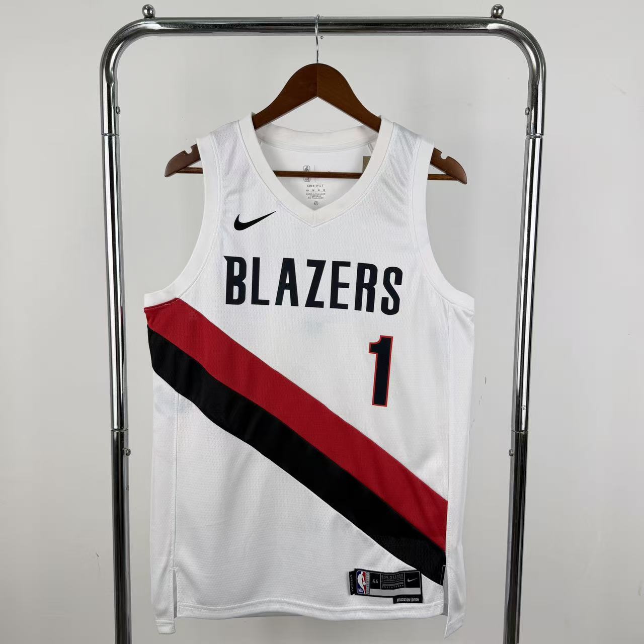 Regata Portland Trail Blazers Masculina - Branca