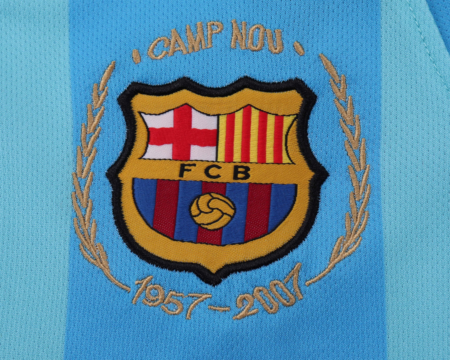 Kit Infantil Barcelona Away Retrô 06/07 - Azul