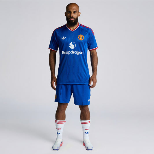Manchester United Away 26/27 Jogador Adidas - Azul