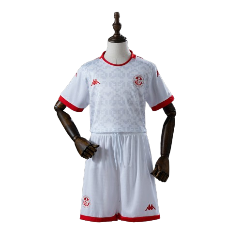 Kit Infantil Tunisia Away 26/27 - Branco