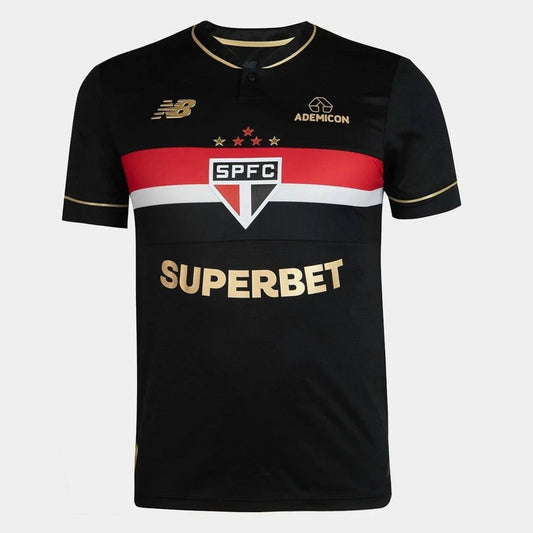São Paulo Third 25/26 Torcedor New Balance Masculina - Preta