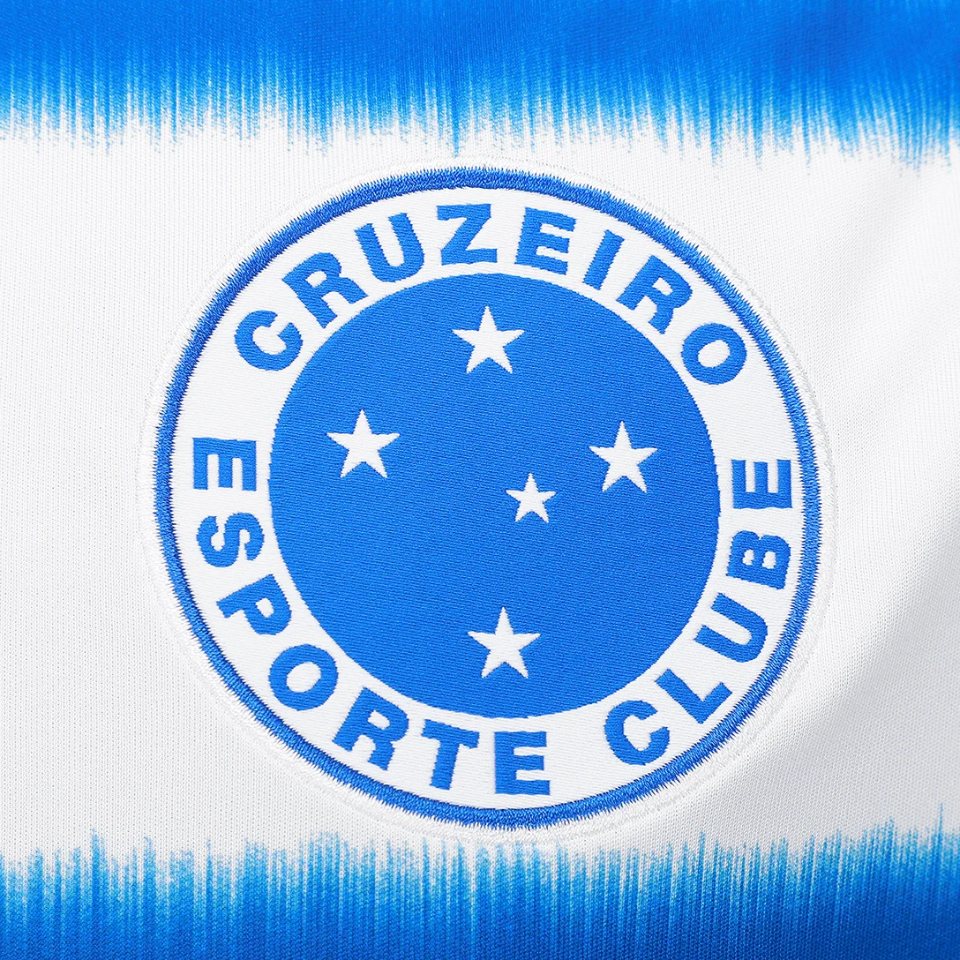 Cruzeiro Away 25/26 Torcedor Com Patrocínios Adidas Masculino - Branco e Azul