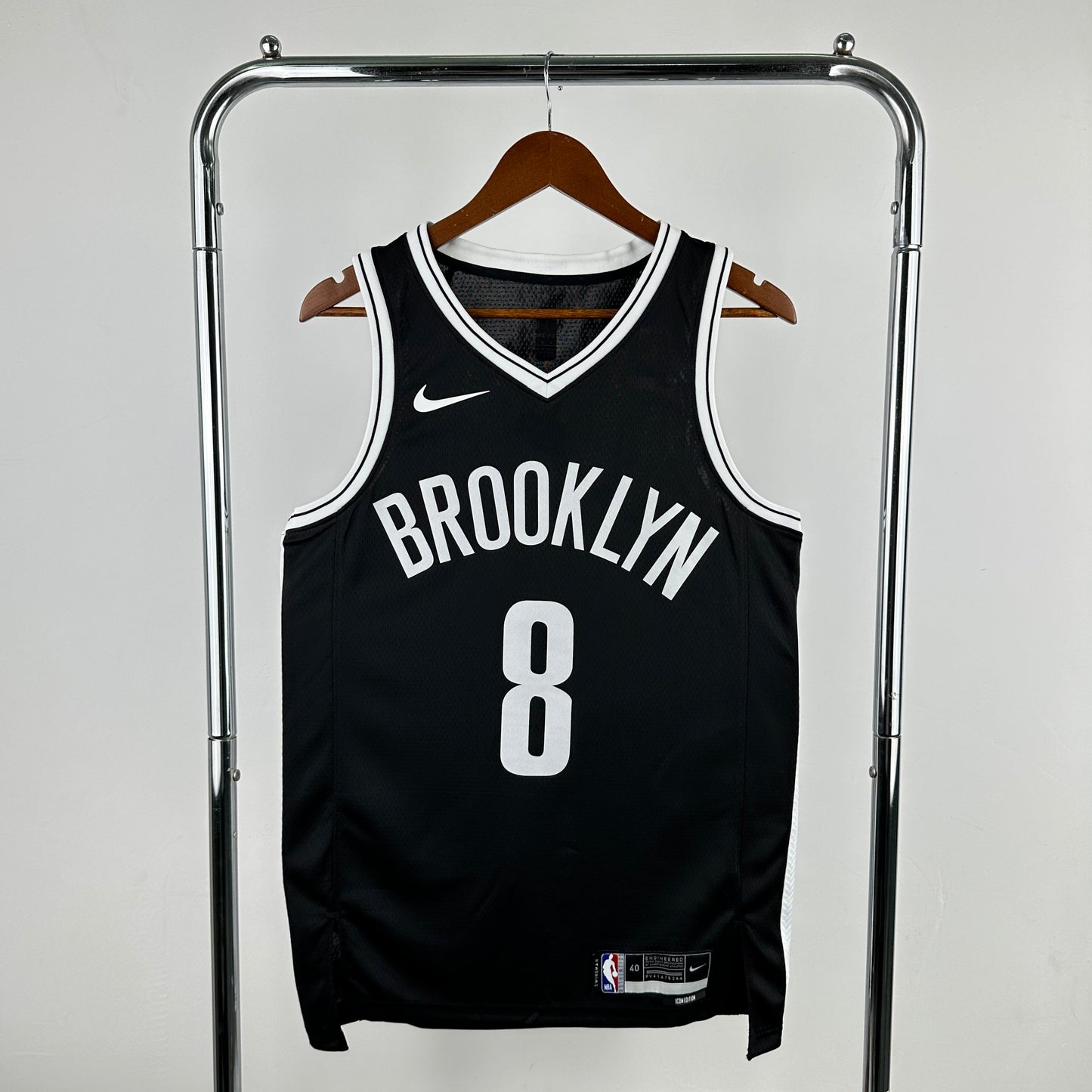 Regata Brooklyn Nets Masculina - Preto