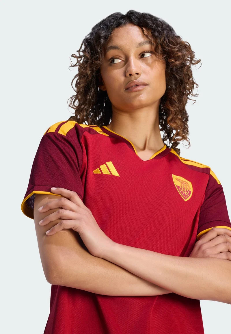 Roma Home 26/27 Feminina Adidas - Vermelho