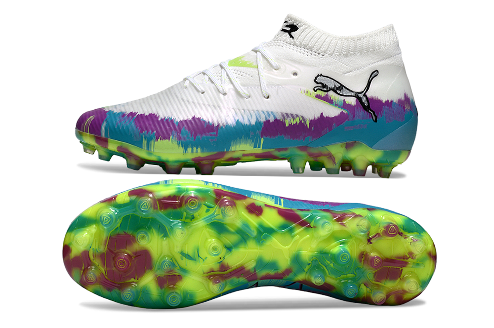 Chuteira Campo Puma Future 8 Ultimate FG - Colorida