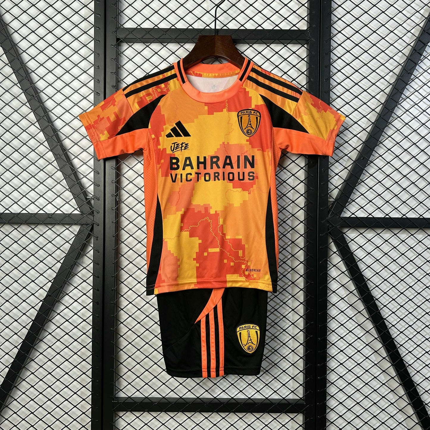 Kit Infantil Paris FC Third 25/26  - Laranja