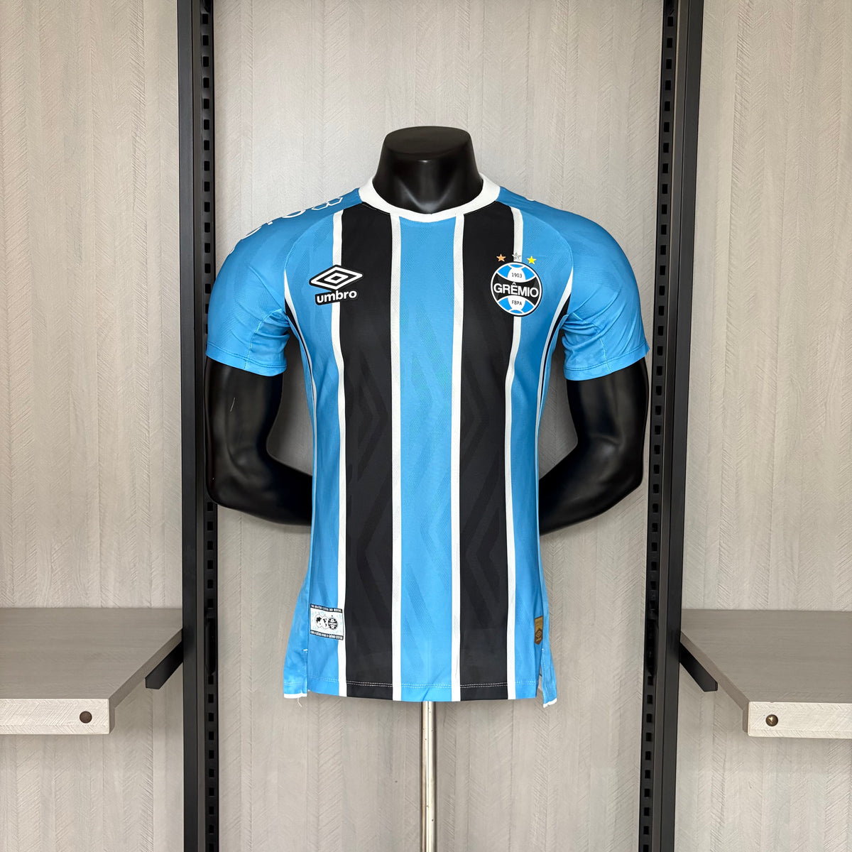 Grêmio Home 25/26 Umbro Jogador Masculino - Tricolor