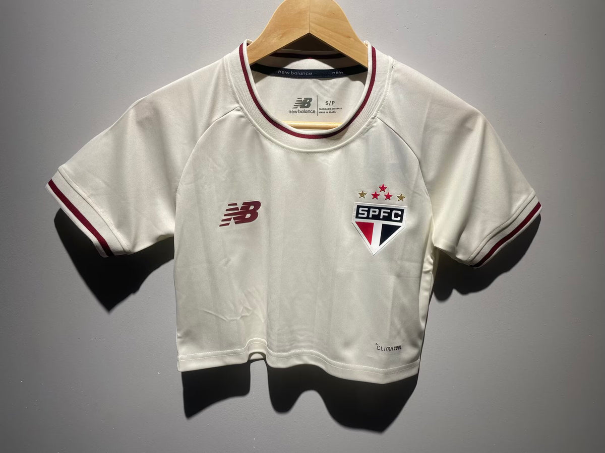 São Paulo Third Cropped 26/27 New Balance Feminino - Bege