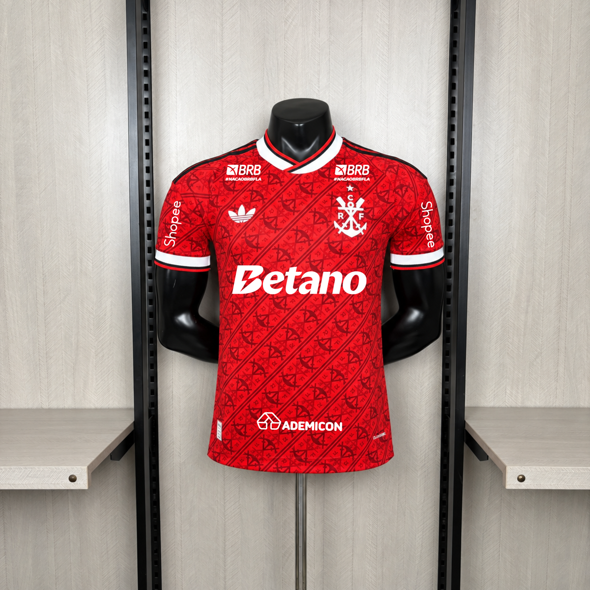 Flamengo Third 26/27 Jogador Com Patrocínios Adidas Masculino - Vermelho