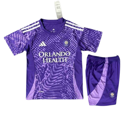 Kit Infantil Orlando City Home 25/26  - Roxo