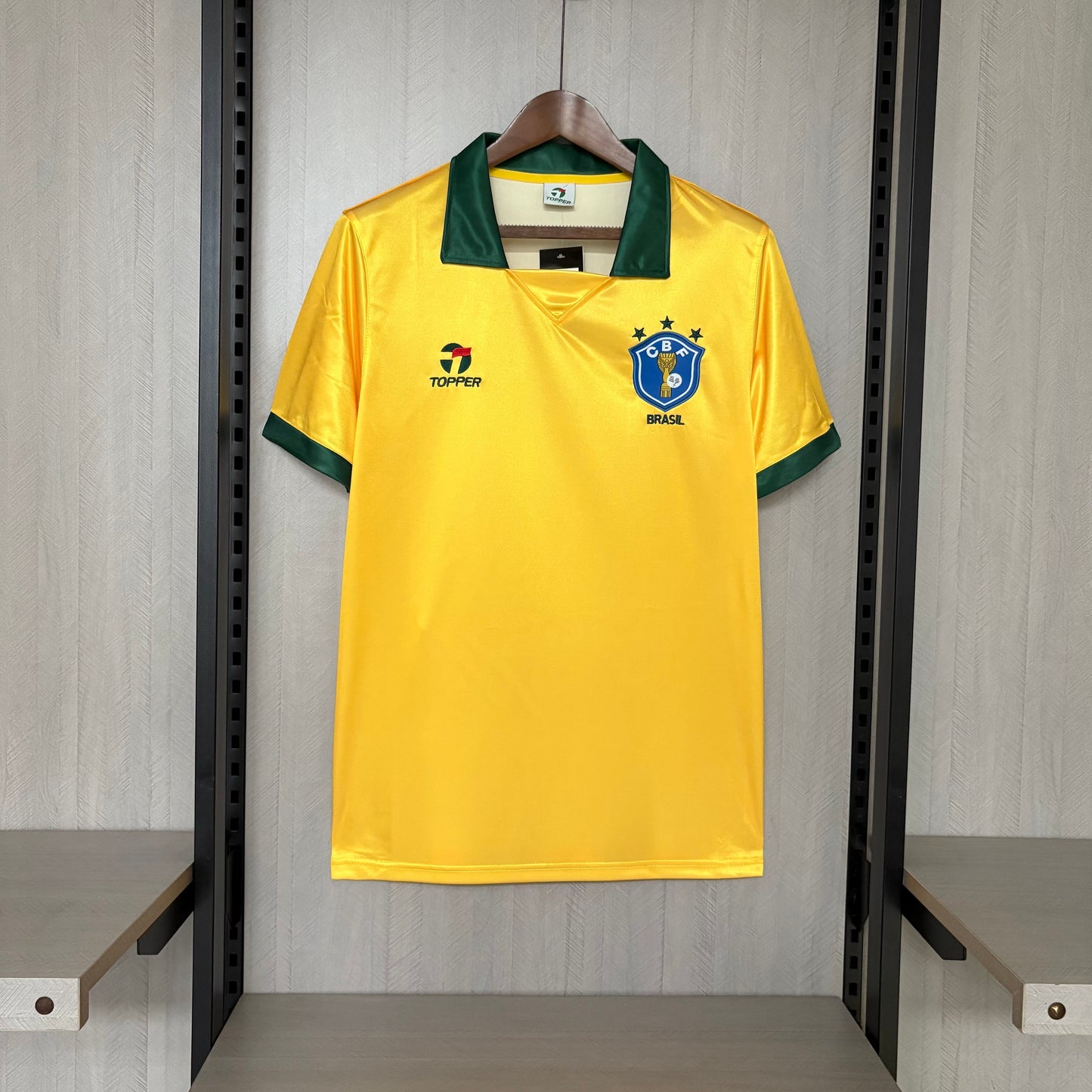 Brasil Home 1988 Topper Retrô - Amarela