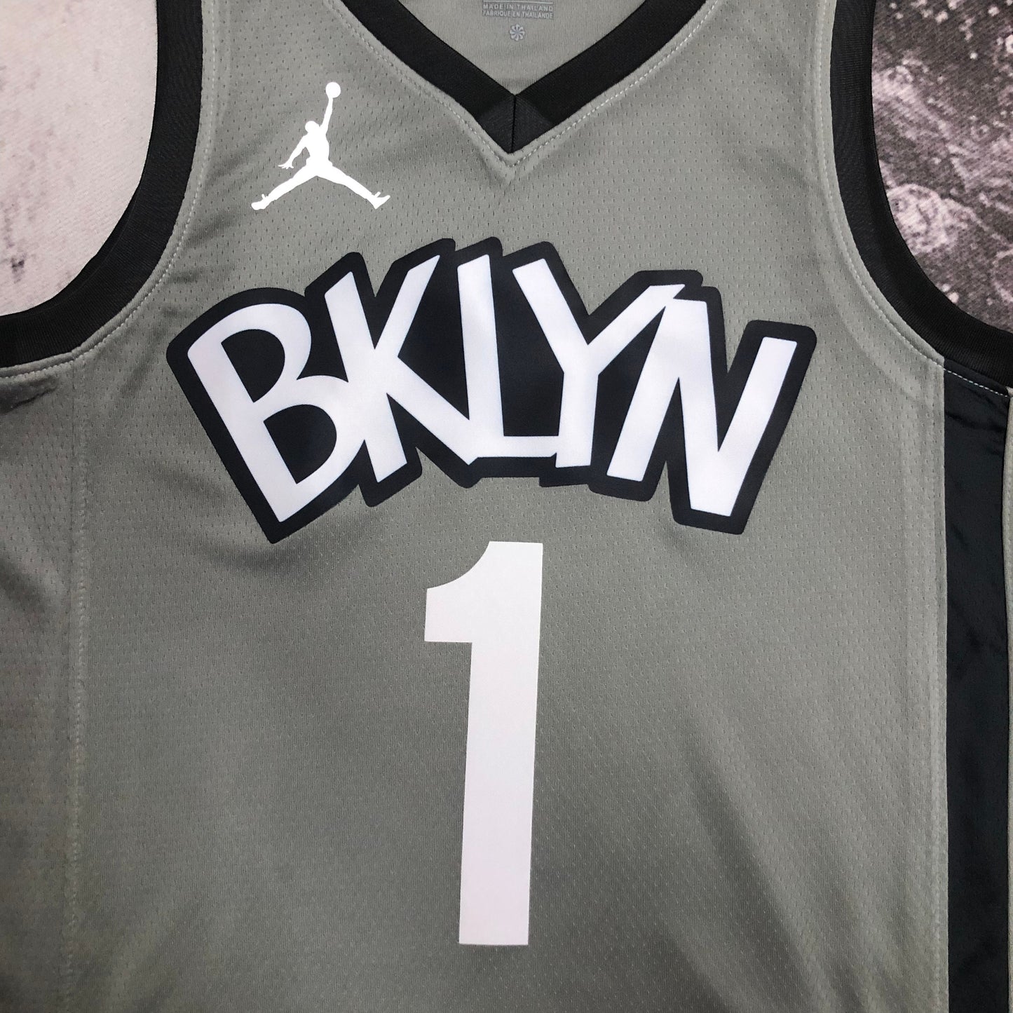 Regata Brooklyn Nets Masculina - Cinza