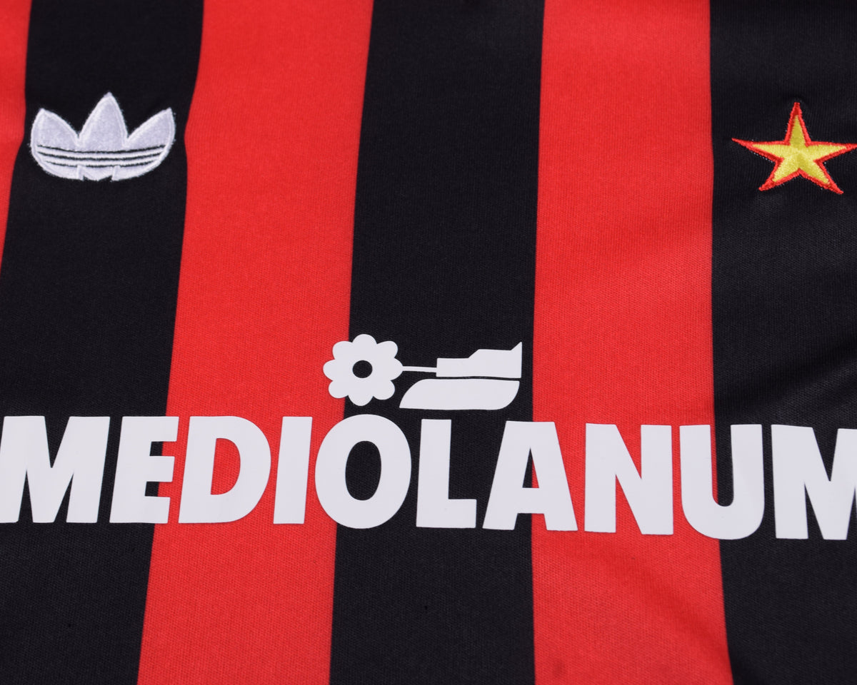 Kit Infantil Milan Home Retrô 90/91 - Vermelho e Preto