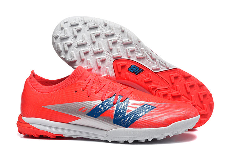Chuteira Society New Balance Furon V8 Elite TF FG  - Vermelha
