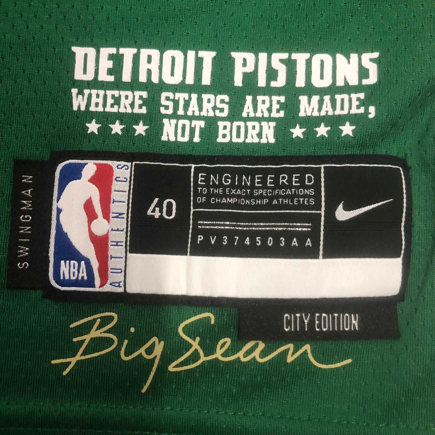 Regata Detroit Pistons Masculina - Verde