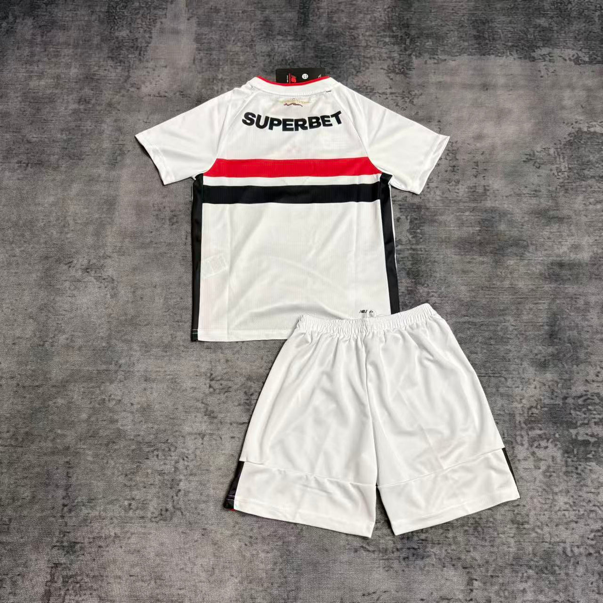 Kit Infantil São Paulo Home 25/26 - Branco