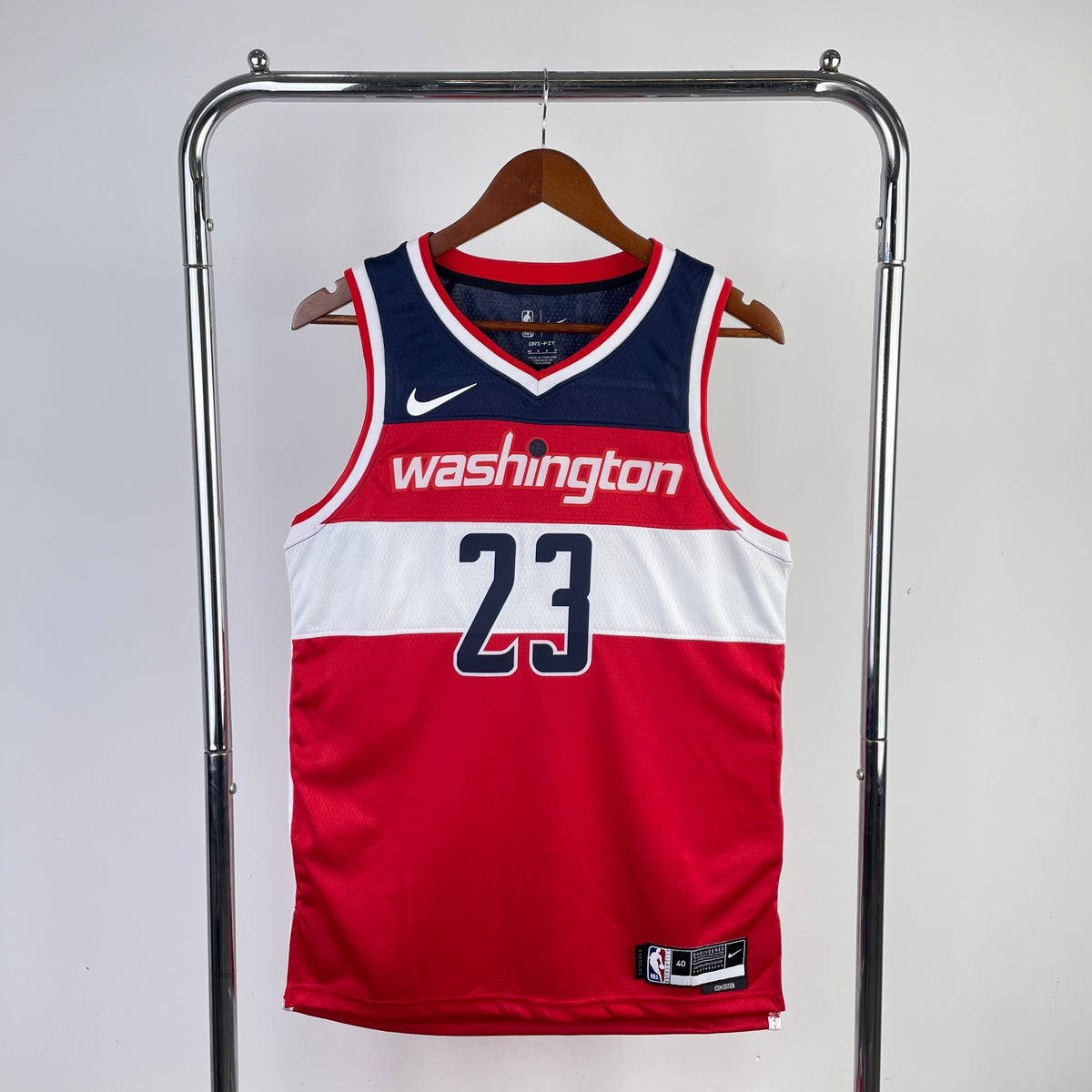 Regata Washington Wizards Masculina - Azul e Vermelho