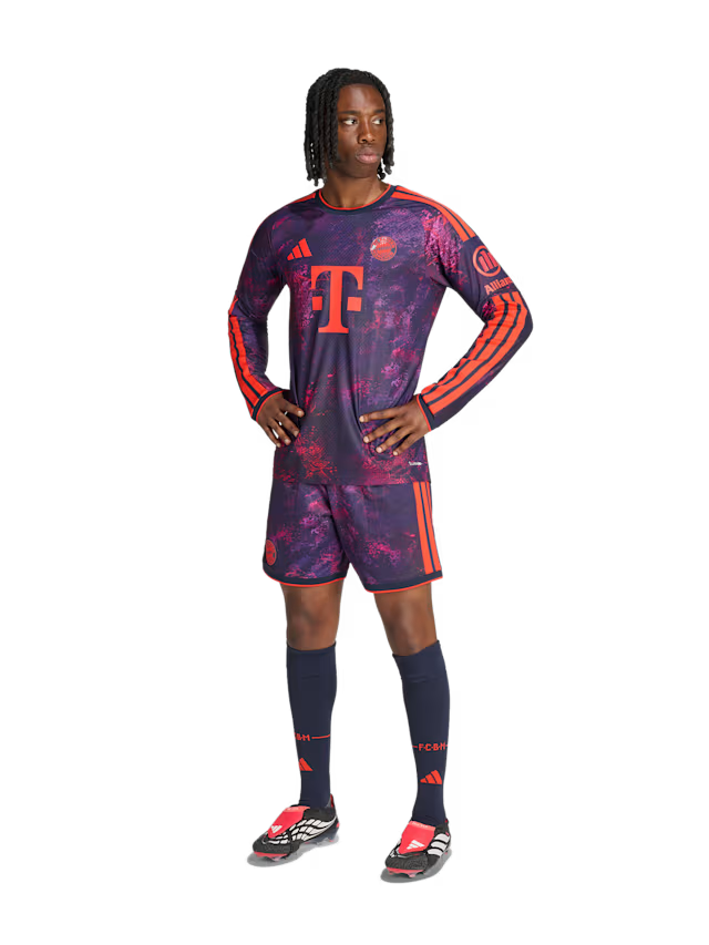 Bayern de Munique Third Manga Longa 26/27 Jogador Adidas - Roxa