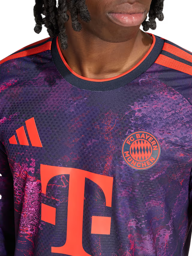 Bayern de Munique Third Manga Longa 26/27 Jogador Adidas - Roxa