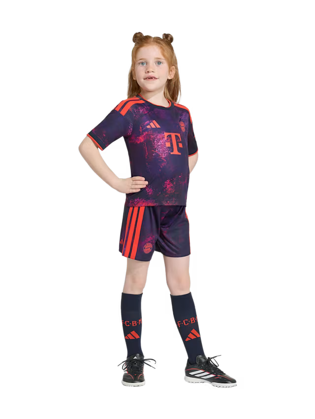 Kit Infantil Bayern de Munique Third 26/27 - Roxa