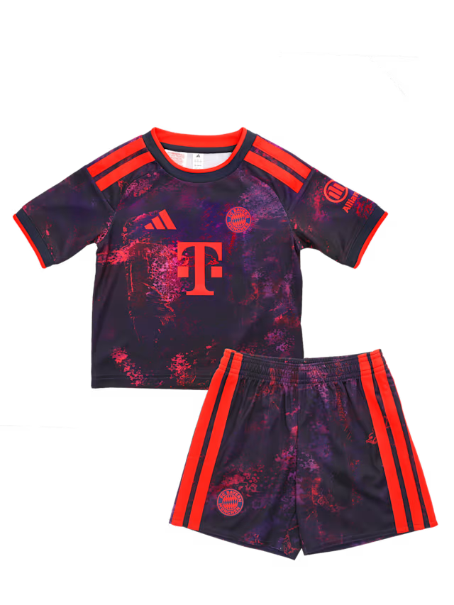 Kit Infantil Bayern de Munique Third 26/27 - Roxa