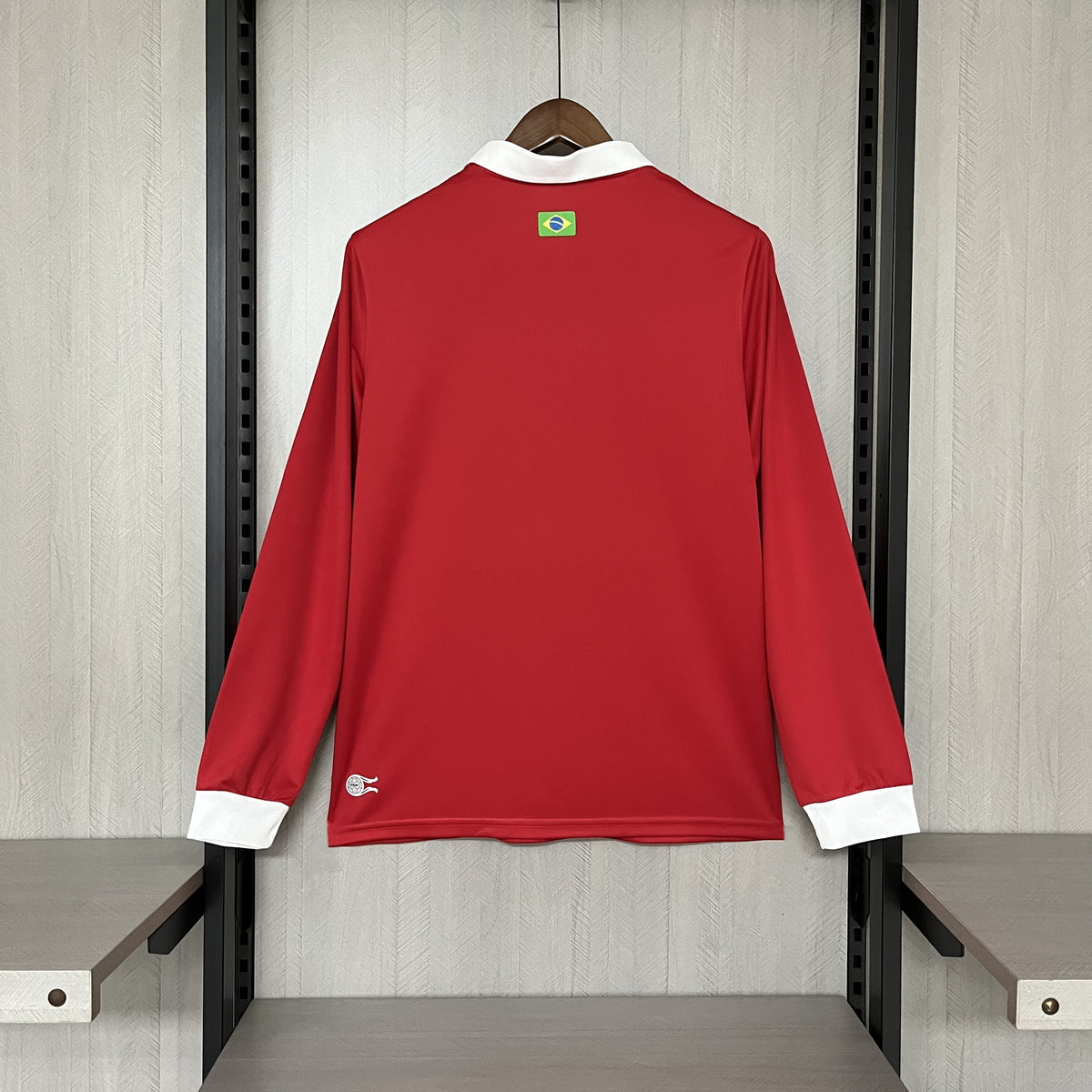Internacional Home 2006 Retrô Manga Longa - Vermelho