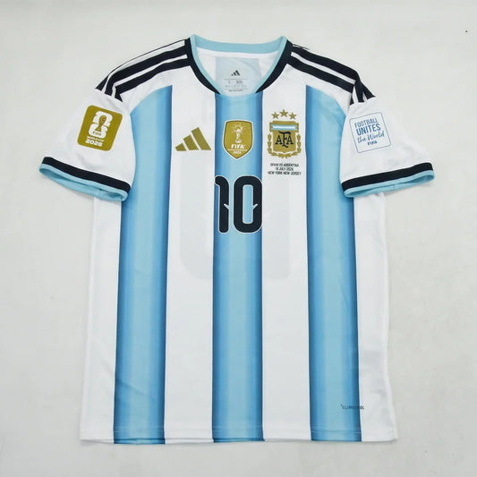 Argentina Home 26/27 Match Day Espanha x Argentina Final da Copa - Branca e Azul