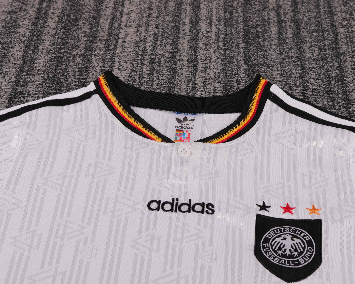 Kit Infantil Alemanha Home Retro 1996 - Branca