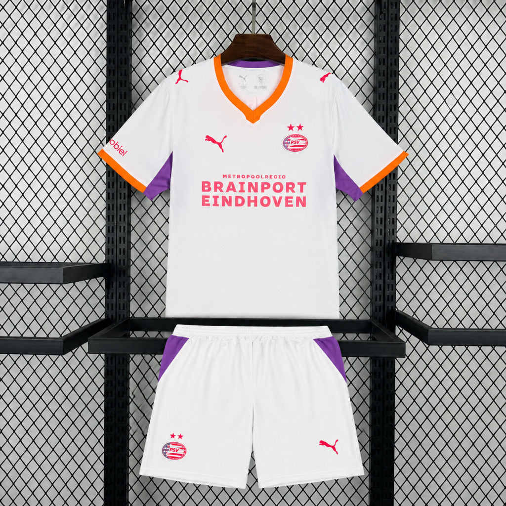 Kit Infantil PSV Away 26/27  - Branco