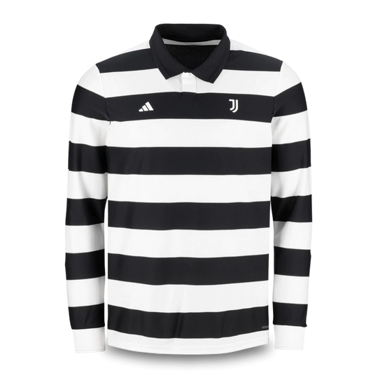 Juventus Fourth Manga Longa 25/26 Torcedor Adidas  - Preto e Branco