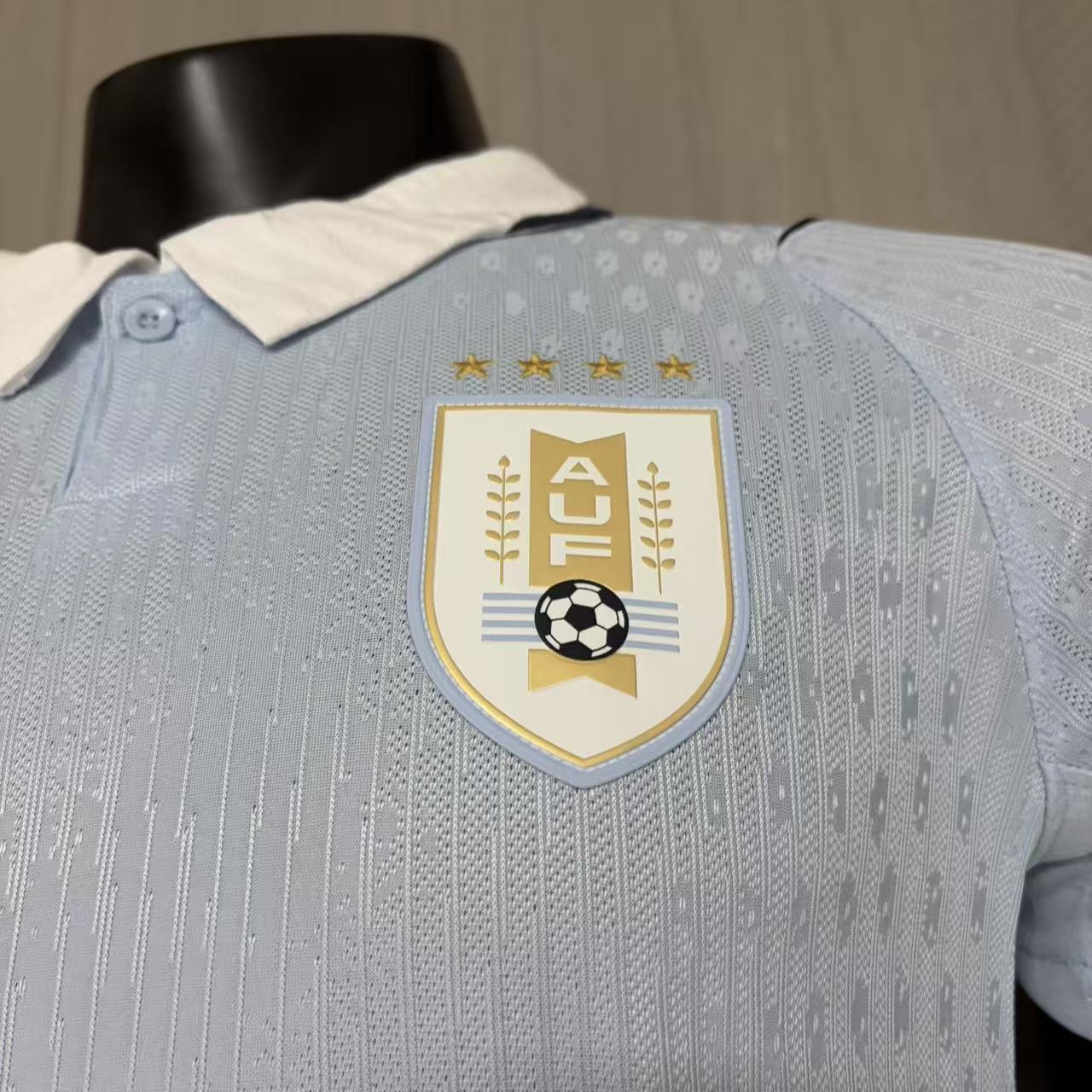 Uruguai Home Manga Longa 26/27 Masculino Jogador Nike - Azul