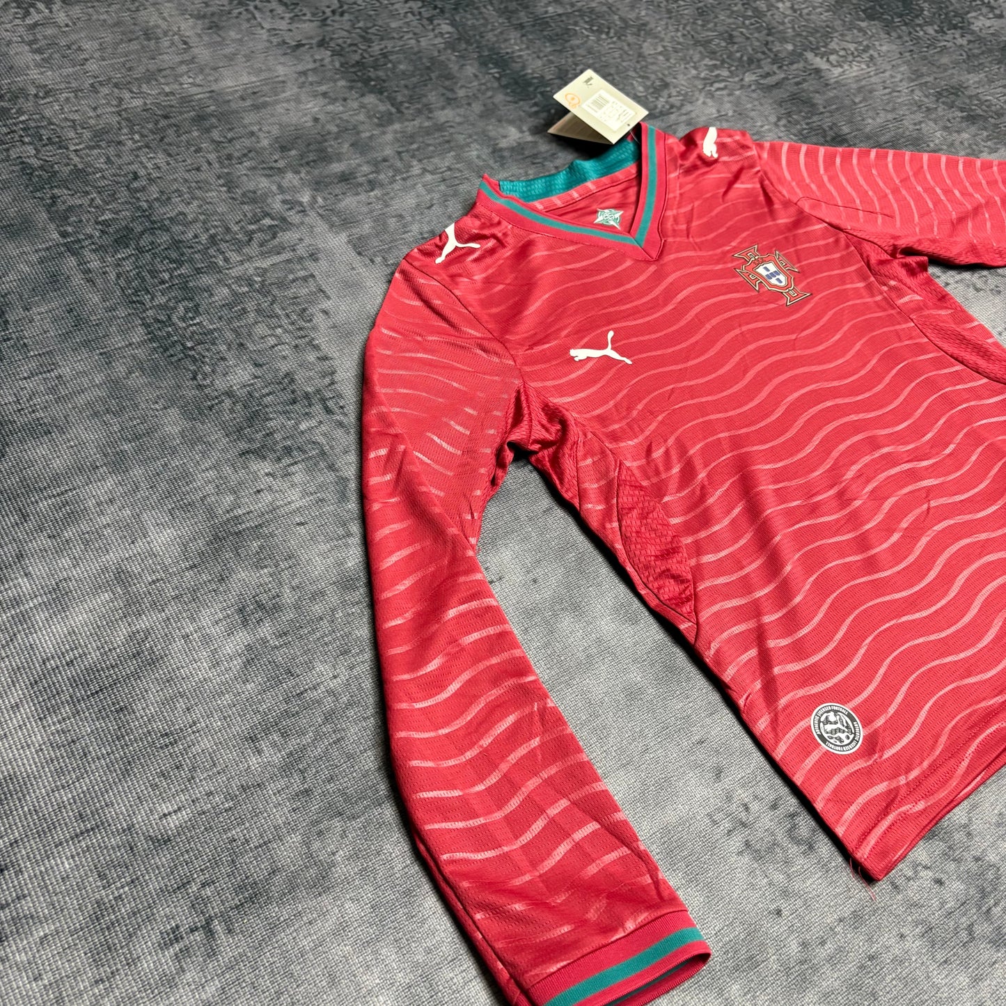 Kit Infantil Portugal Home Manga Longa 26/27 - Vermelho