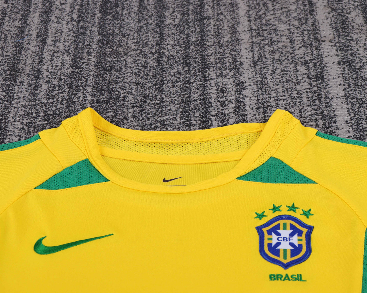 Kit Infantil Brasil Retro Home 2002 - Amarela