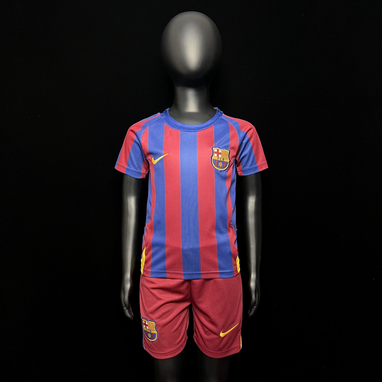 Kit Infantil Barcelona Home Retrô 05/06 - Grená