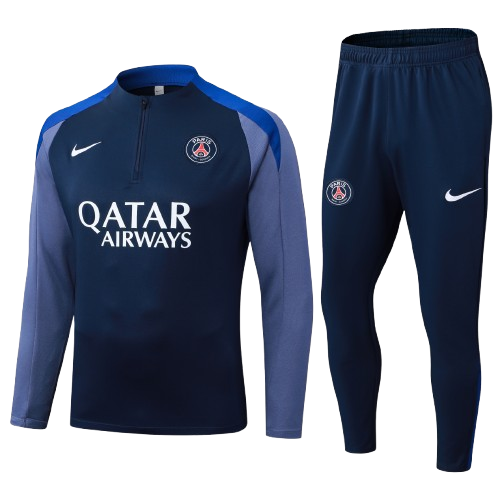Kit Treino Infantil Agasalho + Calça PSG - Azul