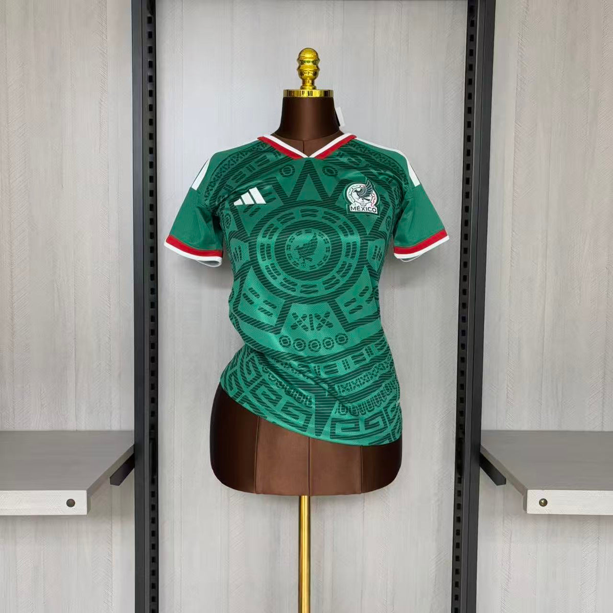 México Home 26/27 Feminino Adidas  - Verde