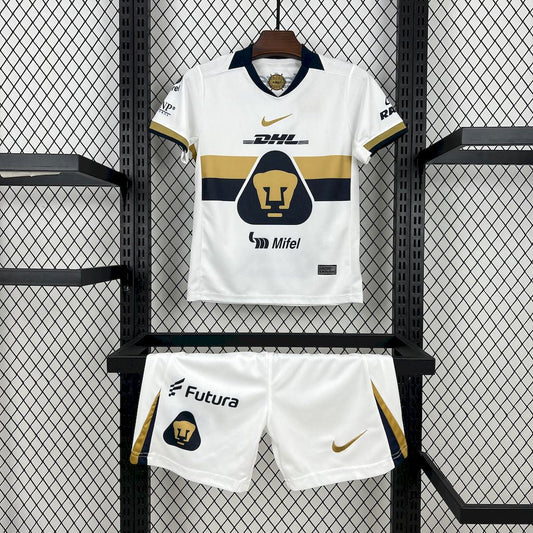 Kit Infantil Pumas Home 25/26 - Branco