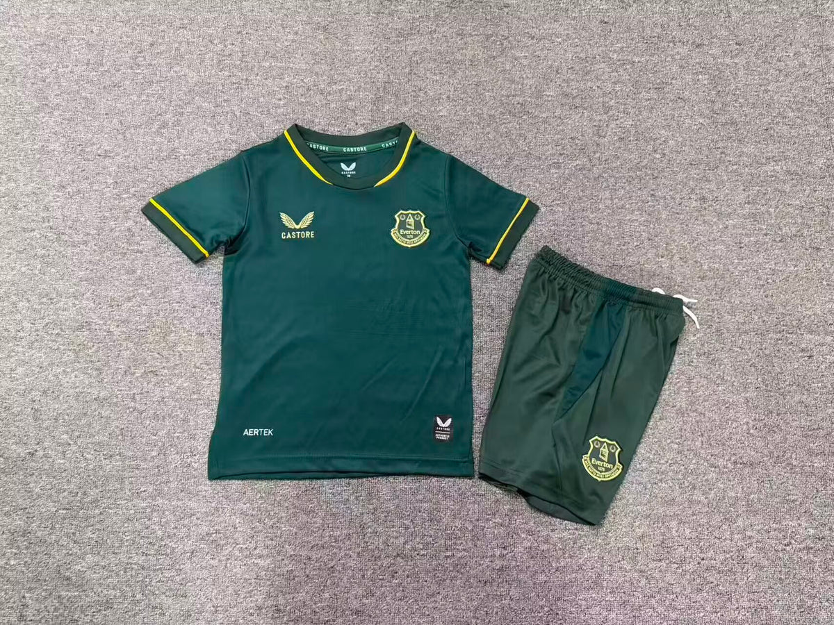 Kit Infantil Everton Third 26/27 Castore - Verde