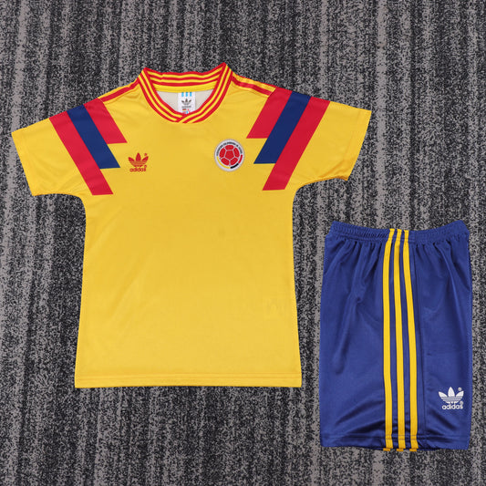 Kit Infantil Colombia Retro Home 1990 -Amarela
