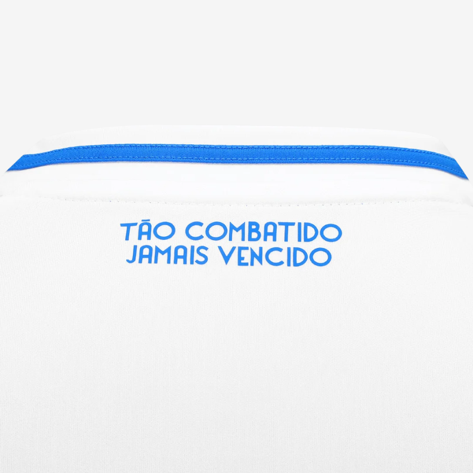 Cruzeiro Away 25/26 Torcedor Com Patrocínios Adidas Masculino - Branco e Azul