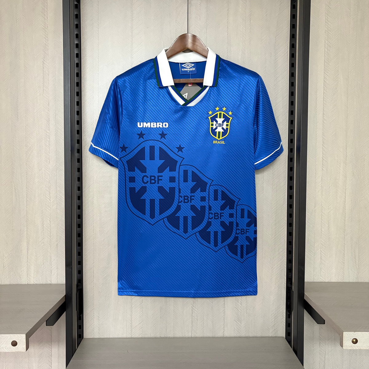 Brasil Away Retrô 1994 Umbro - Azul