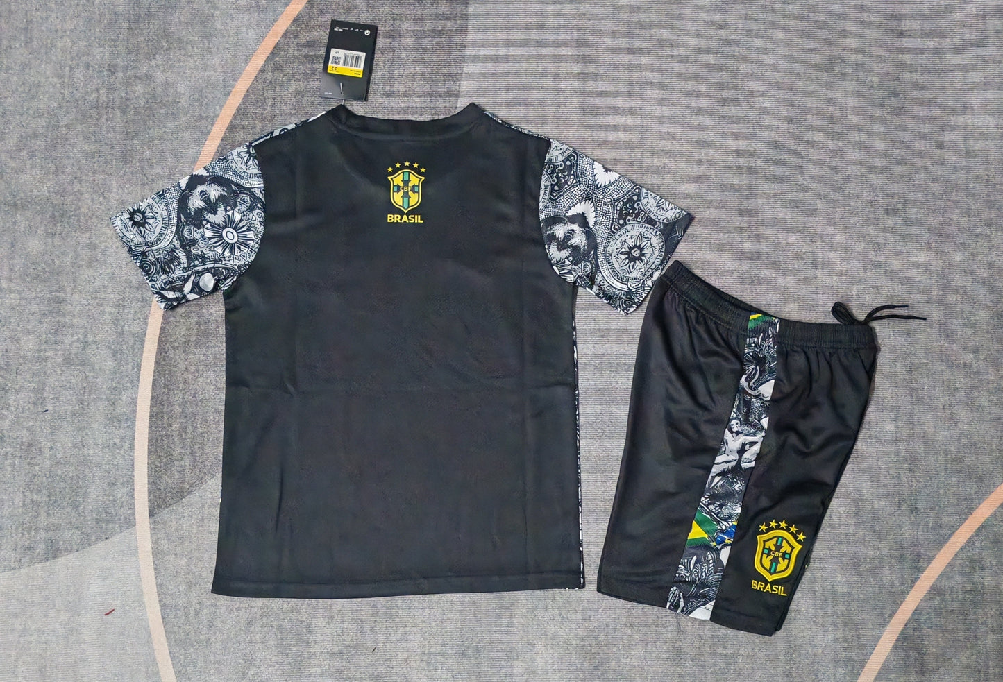 Kit Infantil Brasil Edição Especial 24/25 - Cinza