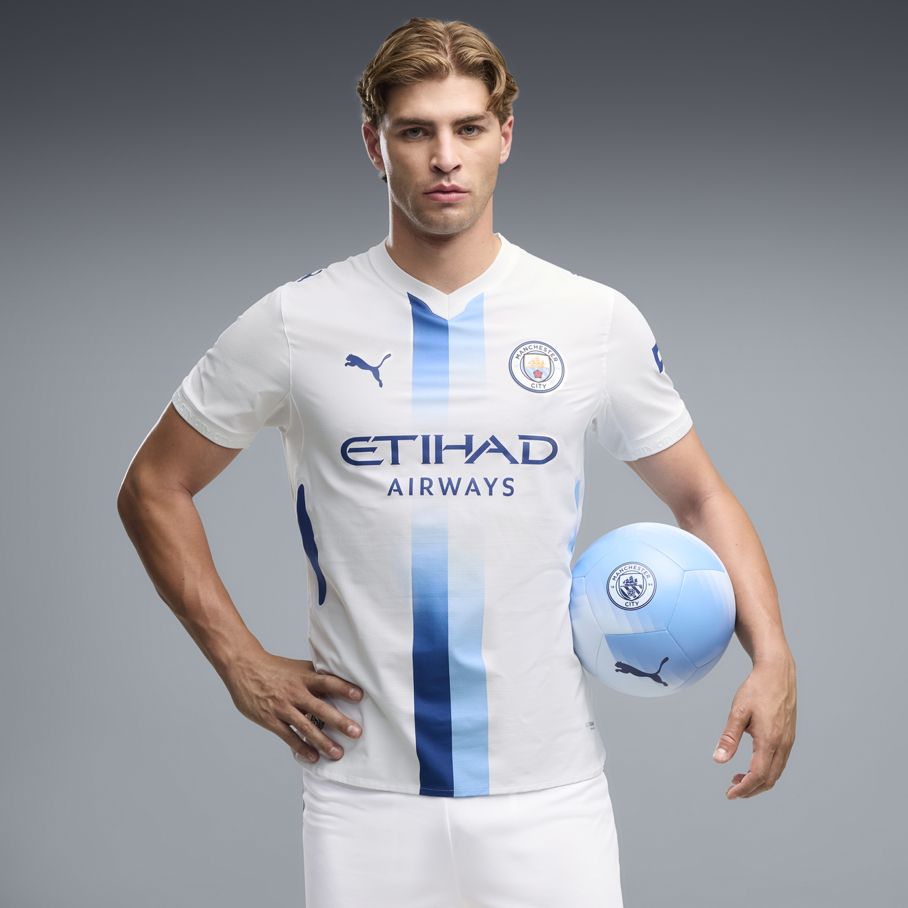 Manchester City Third 26/27 Jogador Puma  - Branca