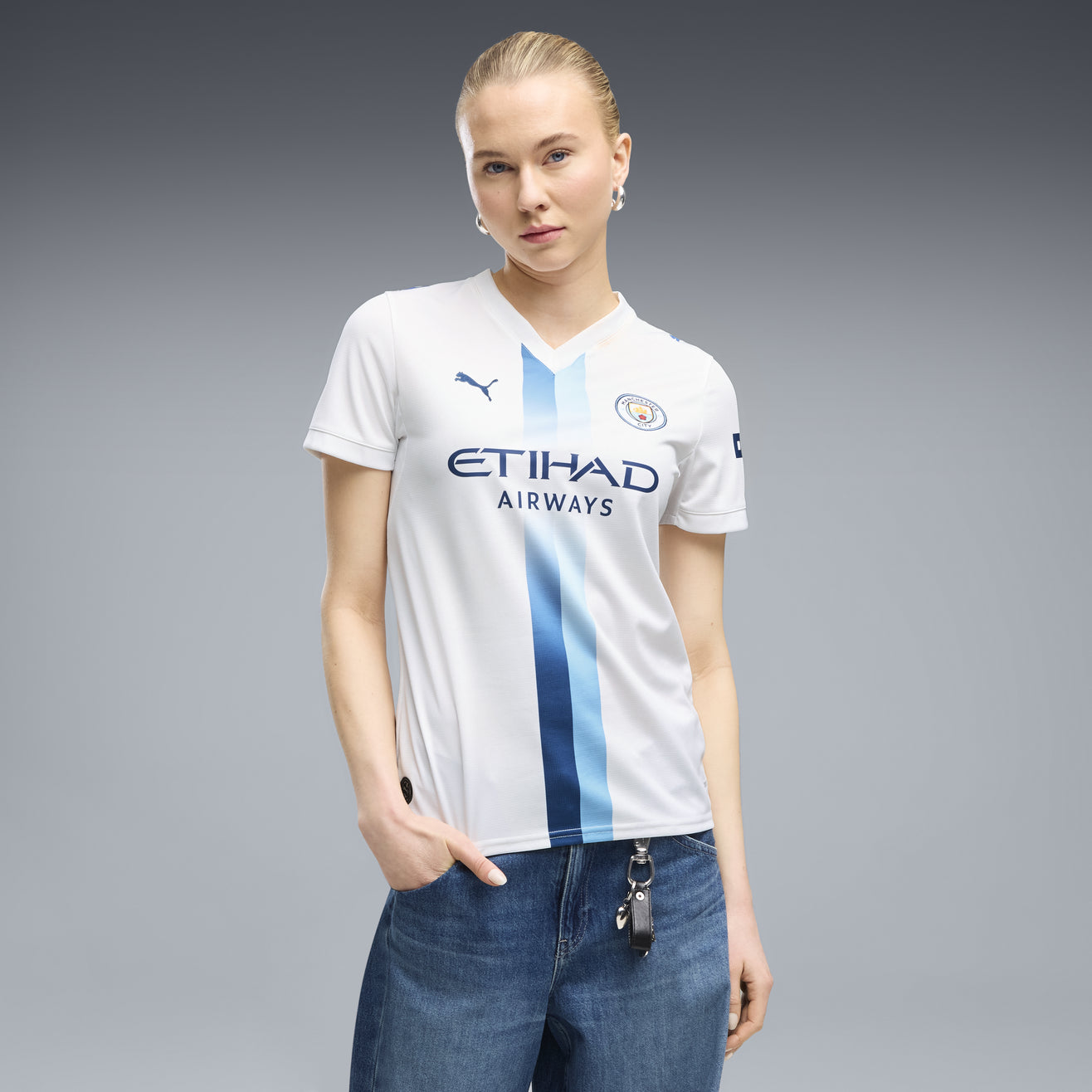 Manchester City Third 26/27 Feminina Puma - Branca