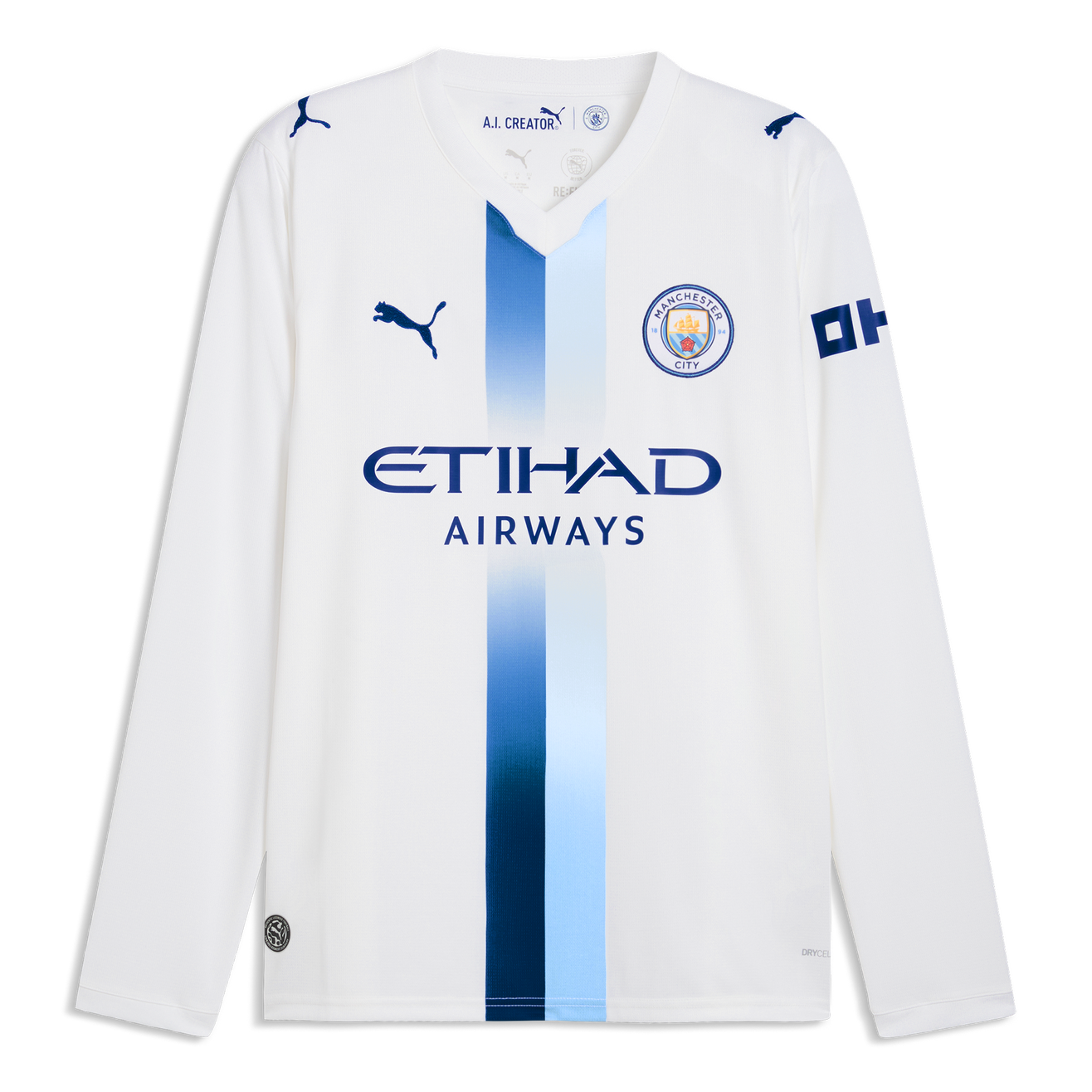 Manchester City Third Manga Longa 26/27 Torcedor Puma - Branca