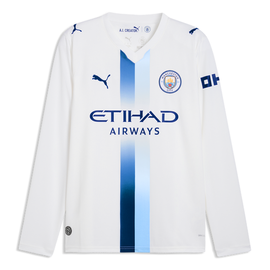 Manchester City Third Manga Longa 26/27 Torcedor Puma - Branca