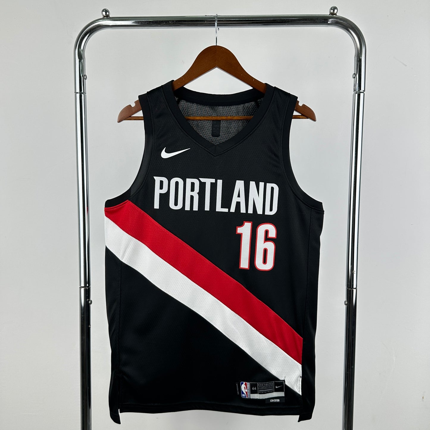 Regata Portland Trail Blazers Masculina - Preto