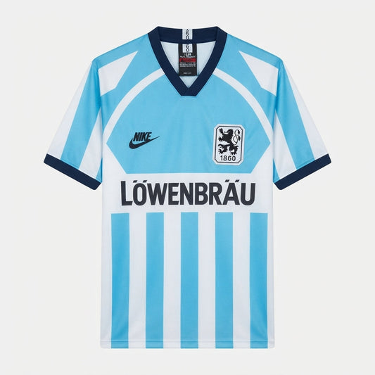 TSV 1860 Munich Home Retro 1995/96 Nike - Branca e Azul