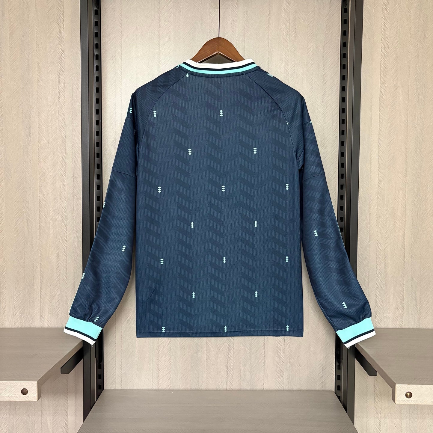 Alemanha Away Manga Longa 26/27 Torcedor Masculino Adidas - Azul Turquesa
